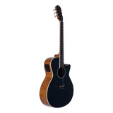 Violão Nylon Eletroacústico P/ Destros Tagima Tw-27 Preto