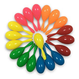 24pcs Maracas Mexicanas Niños Mini Maracas De Plástico Fiest