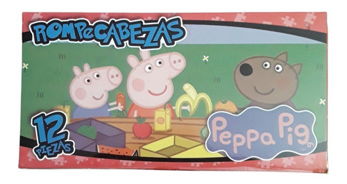 Rompecabezas Peppa Pig Granja De Zenon 12 Piezas 