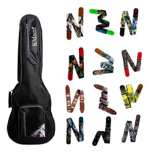 Funda Kidam Para Guitarra Clasica + Strap/correa Regalo