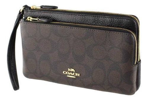 Muñequera Coach Doble Cierre Para Mujer Original Celular 