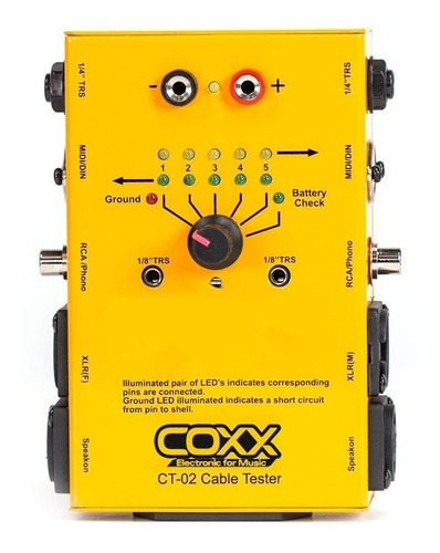 Probador Tester De Cables Mono Estereo (envio Gratis) Coxx