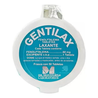Gentilax tabletas 60 mg, 50 tabletas | Envío gratis