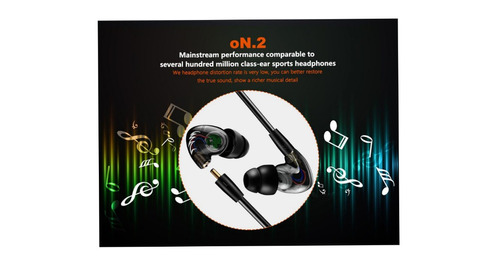 Fone In Ear Profissional 96 Ohms Com Cabo Removivel