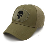 Jockey Táctico Militar Gorra Punisher Painball Vs Airsoft