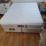 Cama Box Castor Air One Face Silver Star - Queen 198cmx158cm