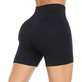 Short De Licra Deportivo Mujer Gym Correr Yoga Elástico Moda