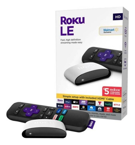 Reproductor De Streaming Roku Le Hd Hdmi