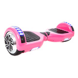 Skate Elétrico 6,5 Rosa Hoverboard Com Bluetooth E Bolsa