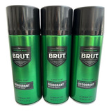 Kit Com 03 Deodorant Brut 24 Hs Importado 283 G - Original -