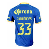Jersey Visita Playera J. Quiñones 33 Azul Crema 2023/2024