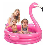 Piscina Inflable Para Ninos Flamingo Flotador De Coco