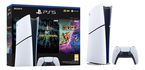 Consola Playstation 5 Slim Megapack Digital +2 Juegos