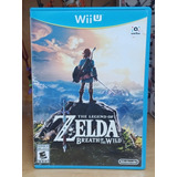 Zelda Breath Of The Wild Wii U Midia Física 