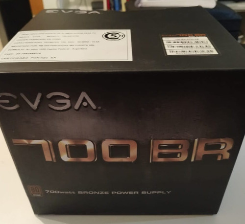 Fuente De Alimentación Para Pc Evga 700 Br 700w Usada