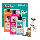 Kit Pet Sanol Dog Shampoo + Condicionador + Colonia P/ Cães