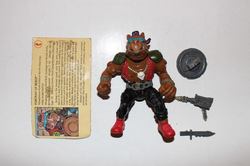 1988 Bebop Teenage Mutant Ninja Turtles Tmnt Vintage Tortuga