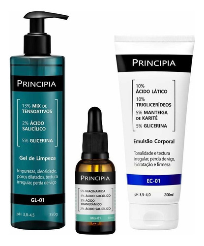 Kit Principia Anti Acne E Queratose Pilar Trio