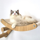 Heykitten Hamaca De Pared Para Gatos Montada Con Un Elegante