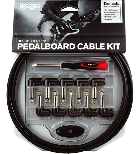 Daddario Pw-gpkit-10 Kit Para Armar Cables Pedalera Guitarra