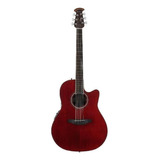 Guitarra Acústica Ovation Celebrity Standard Cs24 Para Diestros Ruby Red