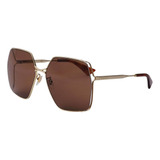 Gafas De Sol Gucci - Gg0817s-002 Agr L 65