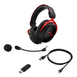 Audifonos Inalámbricos Hyperx Cloud Ii Negro Y Rojo