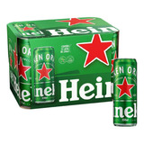 Cerveja Heineken Premium Puro Malte 350ml Sleek Caixa 12 Unidades