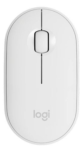 Mouse Logitech Pebble M350 Sem Fio - Branco/rosa