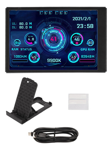 Monitor De Temperatura De Computador Ips Usb Mini Screen De