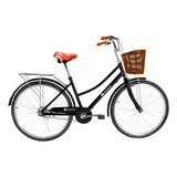 Bicicleta De Paseo Bluelander Bicicleta De Paseo R26 Freno V-brakes Color Negro Con Pie De Apoyo