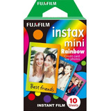 Film Película Fujifilm Instax Mini Rainbow 10 Fotos Decorada