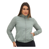 Jaqueta Corta Vento Feminino Academia Casual Basica Fina