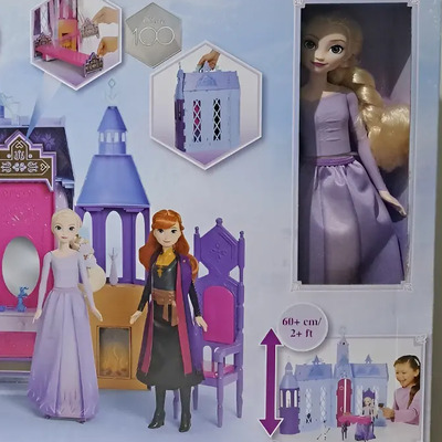 Disney Frozen Casa De Muñecas Castillo Arendelle Con Elsa Azul