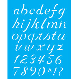 Stencil Alfabeto Minusculo 20x25 Opa 1399