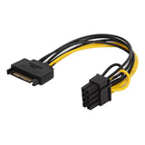 Cable De Extensión De Conector Sata Adaptador De 8 Pines A 1