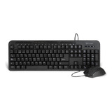 Kit De Teclado/mouse Vorago Km-107 Alámbrico Usb