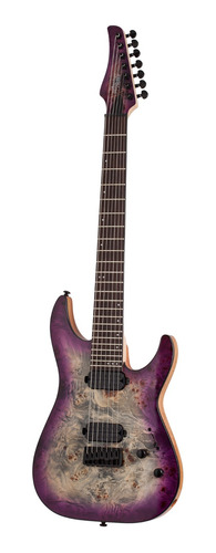 Schecter C-7 Pro Guitarra Eléctrica Sólida 7 Cuerdas Aurora