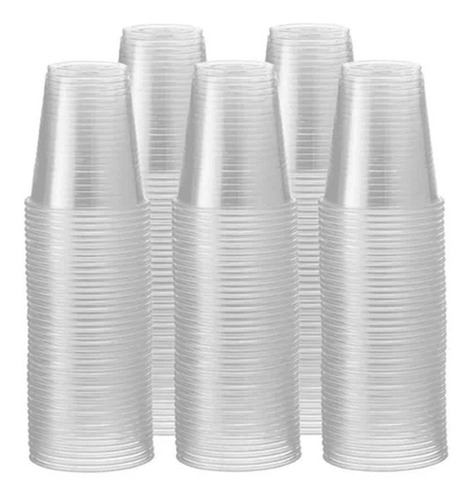 Vasos Plasticos De Fiesta Medianos 10oz 300cc X500u Sin Tapa