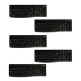 Paquete De 5 Teclados Logitech K120 Qwerty Español  