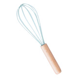 Batidor De Cocina De Silicona Rosa / Aqua 23cm