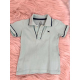 Camiseta Polo Hering Verde Embom Estado Masculino 12 Meses