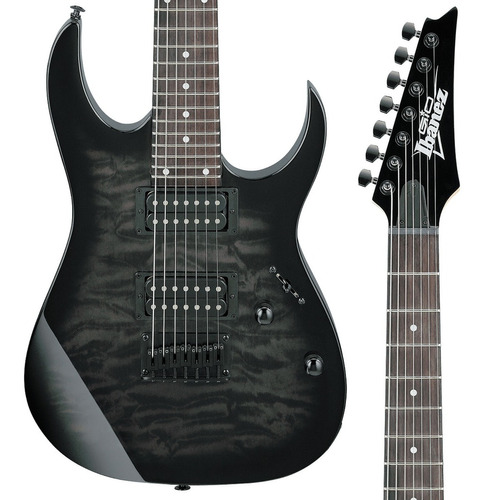 Guitarra Ibanez 7 Cordas Rg Gio Grg7221  Black Sunburst