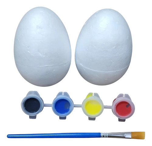 Kit Colorir Com Ovo Ou Coelho Para Pintar Enfeite De Páscoa