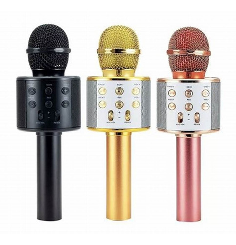 Micrófono Bocina Karaoke Divertido Cambios De Voz Bluetooth