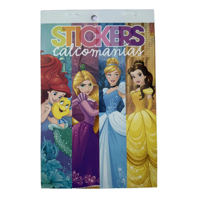 Princesas De Disney 250 Stickers Calcomanías Etiquetas