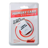 Memory Card 128 Mb Tarjeta De Memoria Para Gamecube Wii Blan