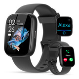 1.85'' Alexa Reloj Inteligente Smartwatch Bluetooth Llamadas