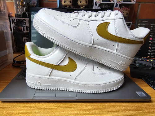 Tenis Nike Air Force One Af1 Originales Swosh Mostaza