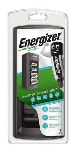 Cargador De Pilas Universal Energizer Aa Aaa C D 9v Recharge